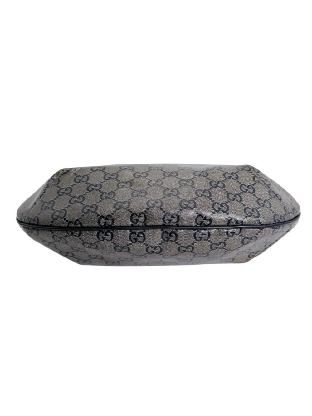 Gucci Square Coating GG Crystal Shoulder Bag Black Gold - Picture 4 of 15